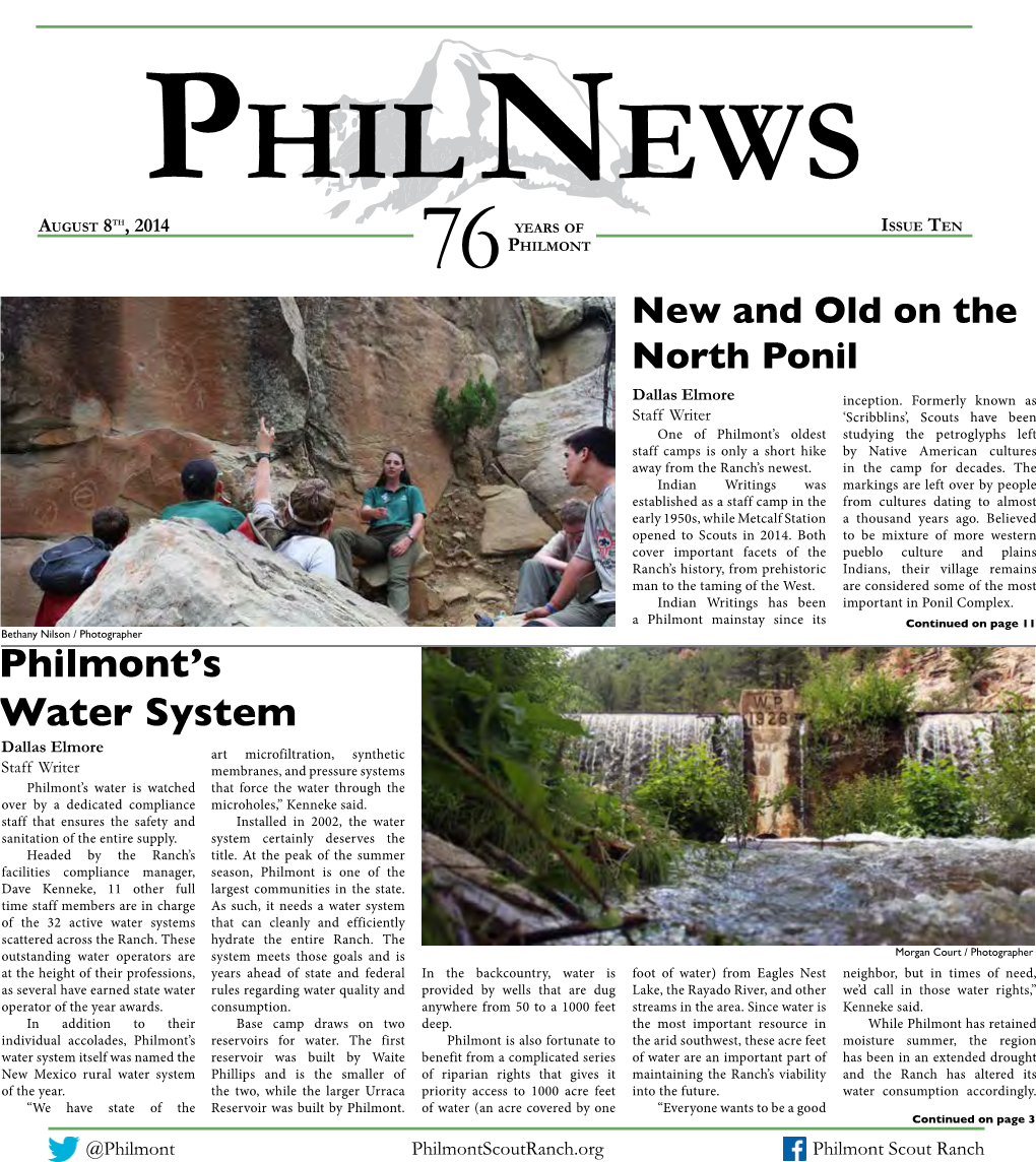 Philmont's Water System