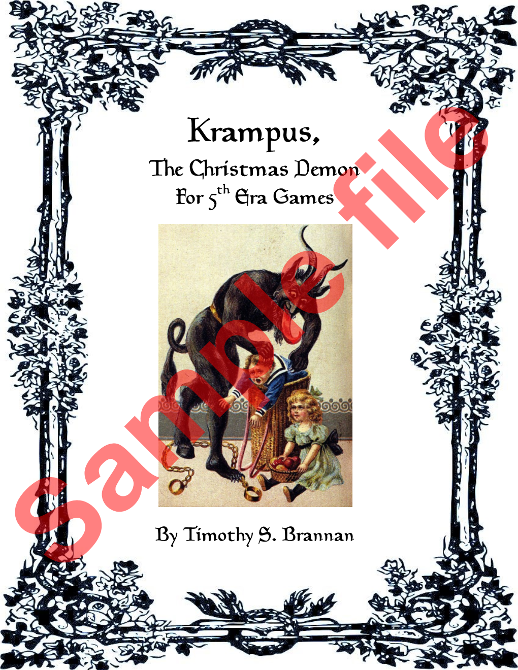 Krampus the Christmas Demon for 5Th Era Games