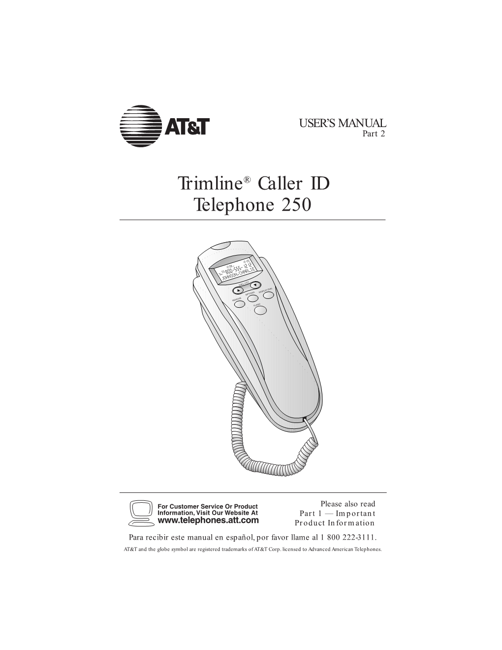 Trimline® Caller ID Telephone 250