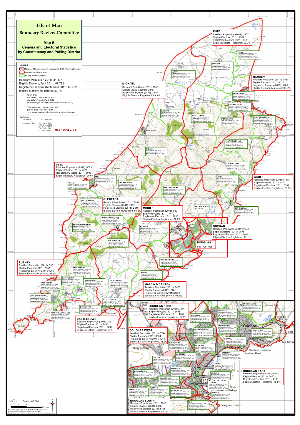 Map of Existing Constituencies