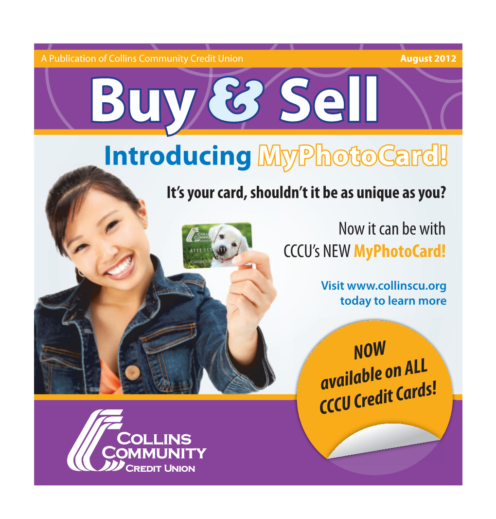 Introducing Myphotocard! It’S Your Card, Shouldn’T It Be As Unique As You? Now It Can Be with CCCU’S NEW Myphotocard!