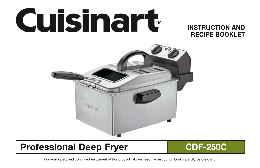 Professional Deep Fryer CDF-250C