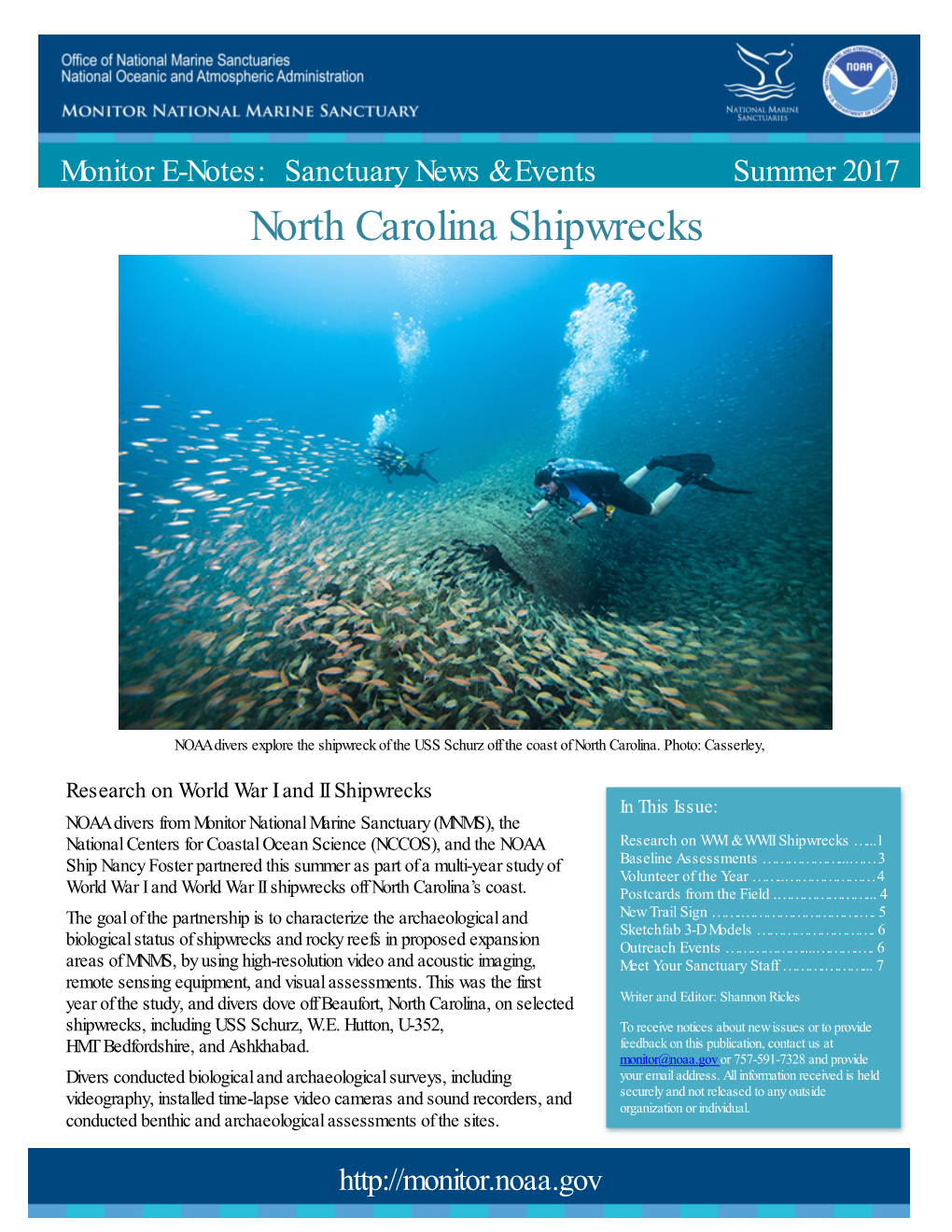 North Carolina Shipwrecks