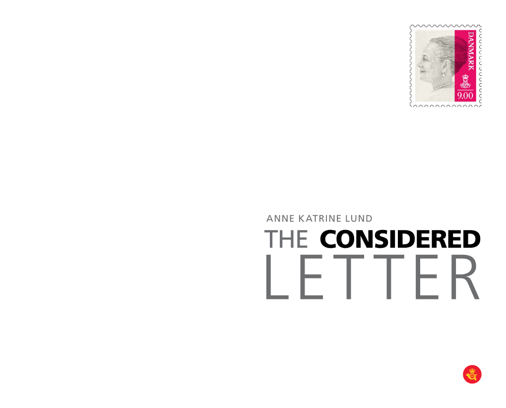 The Considered Letter