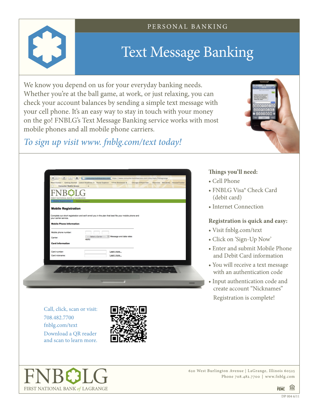 Text Message Banking