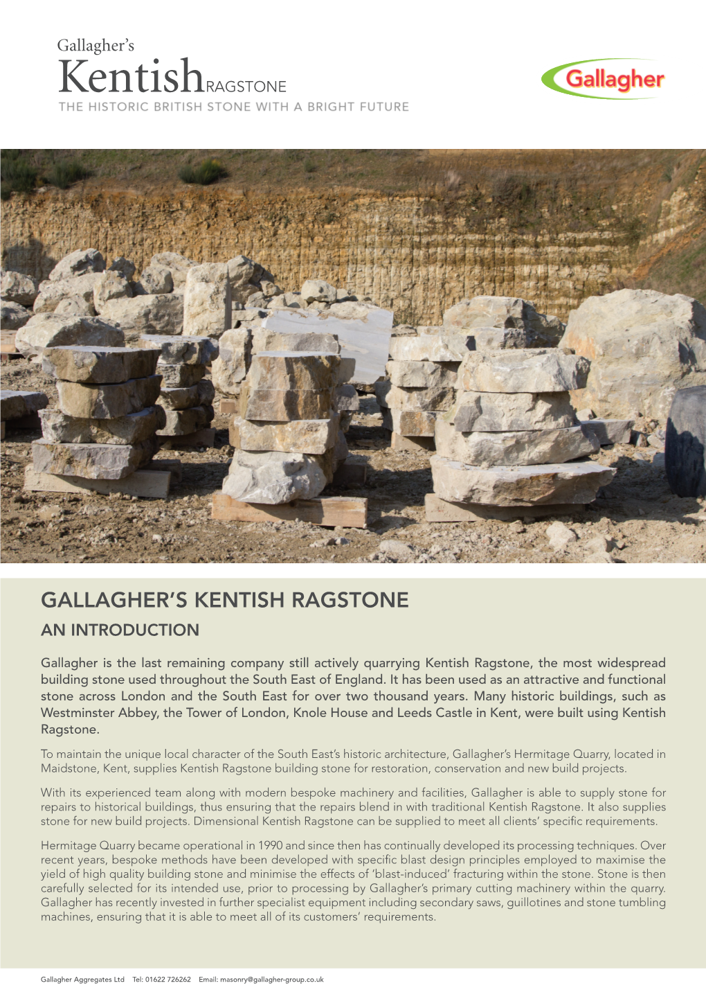 A Brief Introduction to Kentish Ragstone