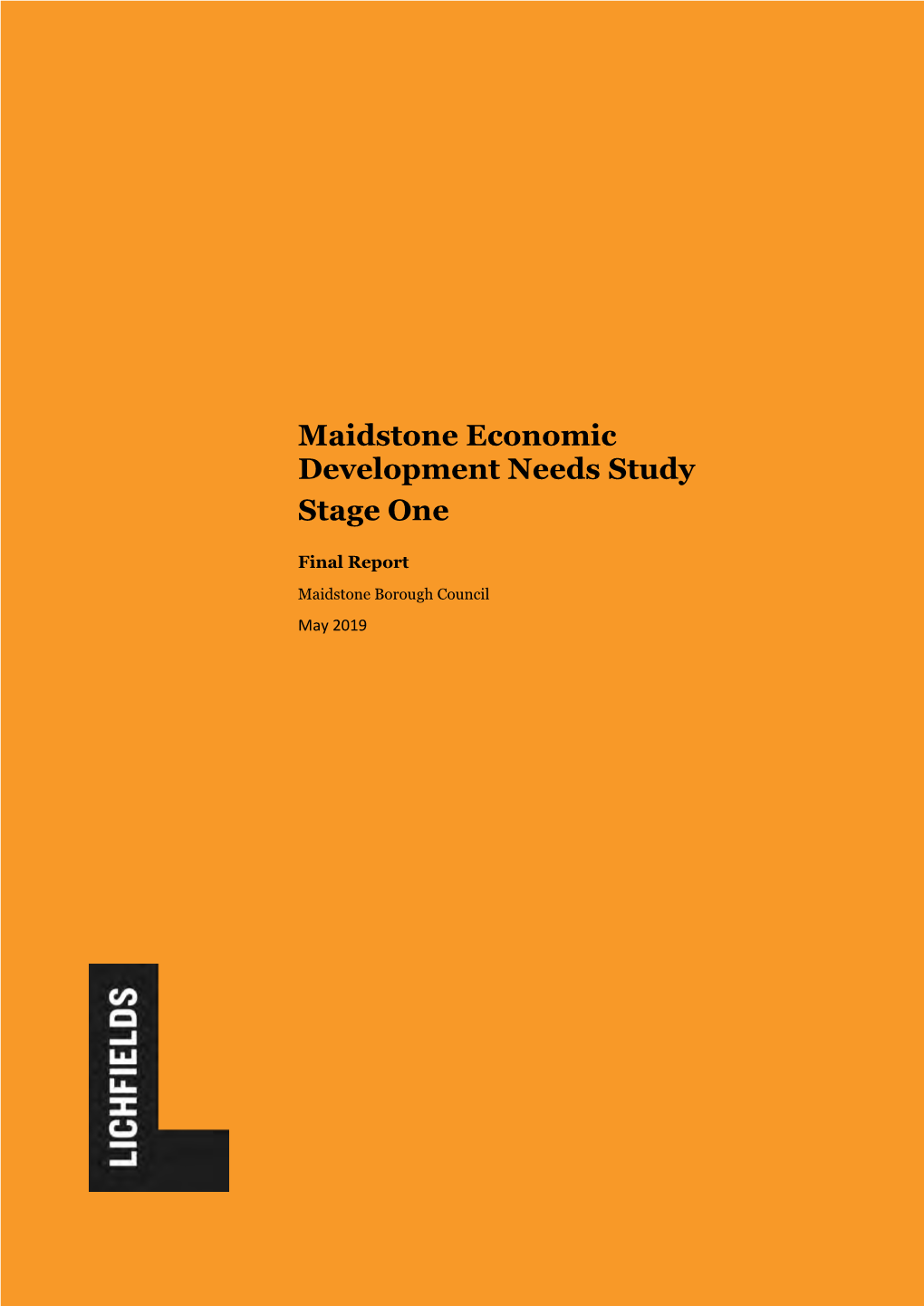 Maidstone Economic Development Needs Study Stage One