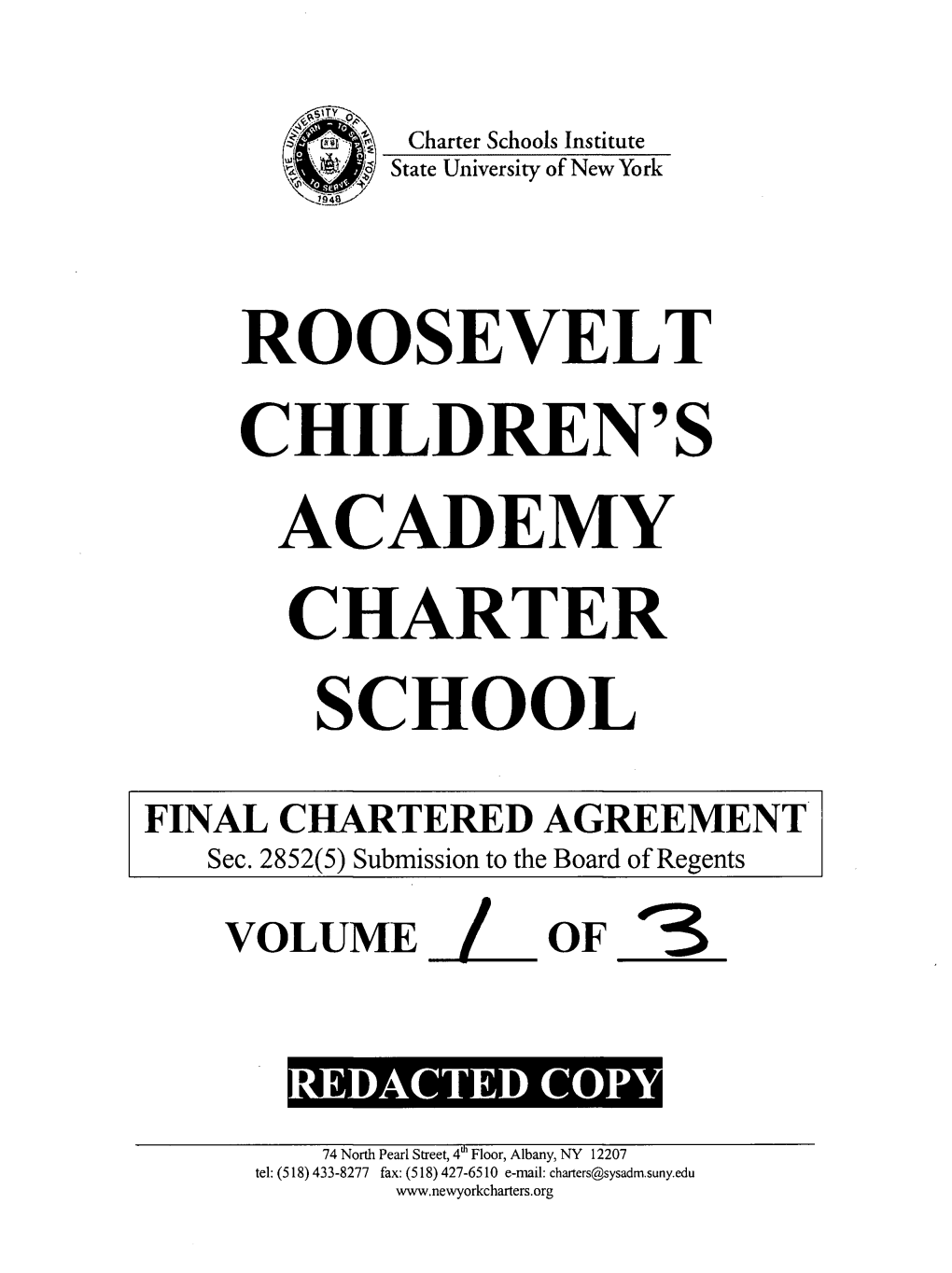 Roosevelt Children's Academy Charter School