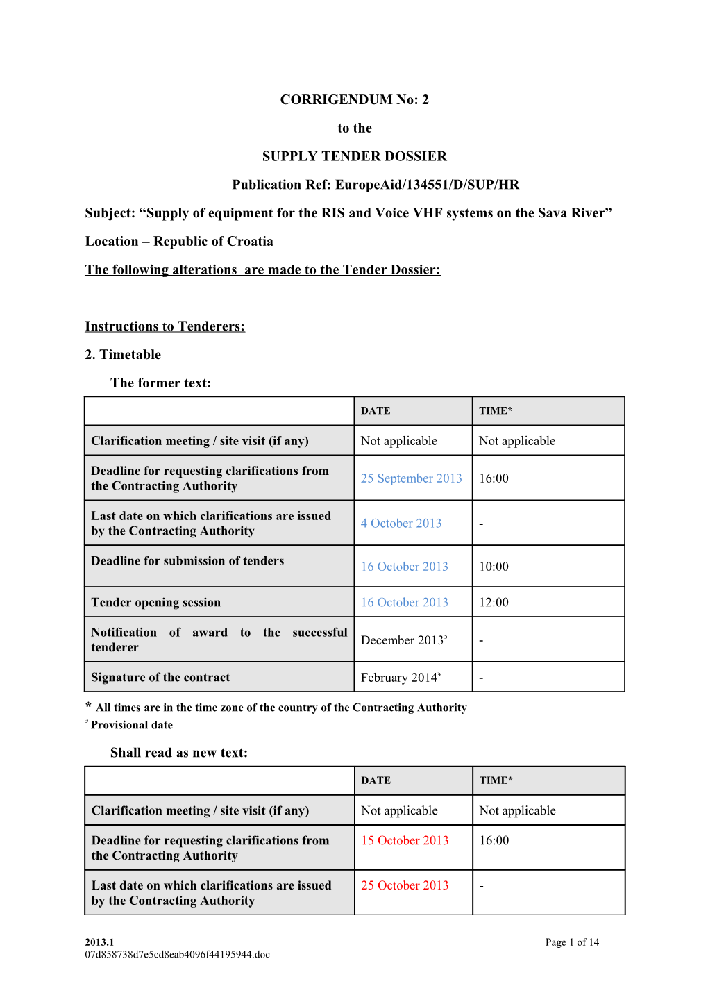 Publication Ref: Europeaid/134551/D/SUP/HR