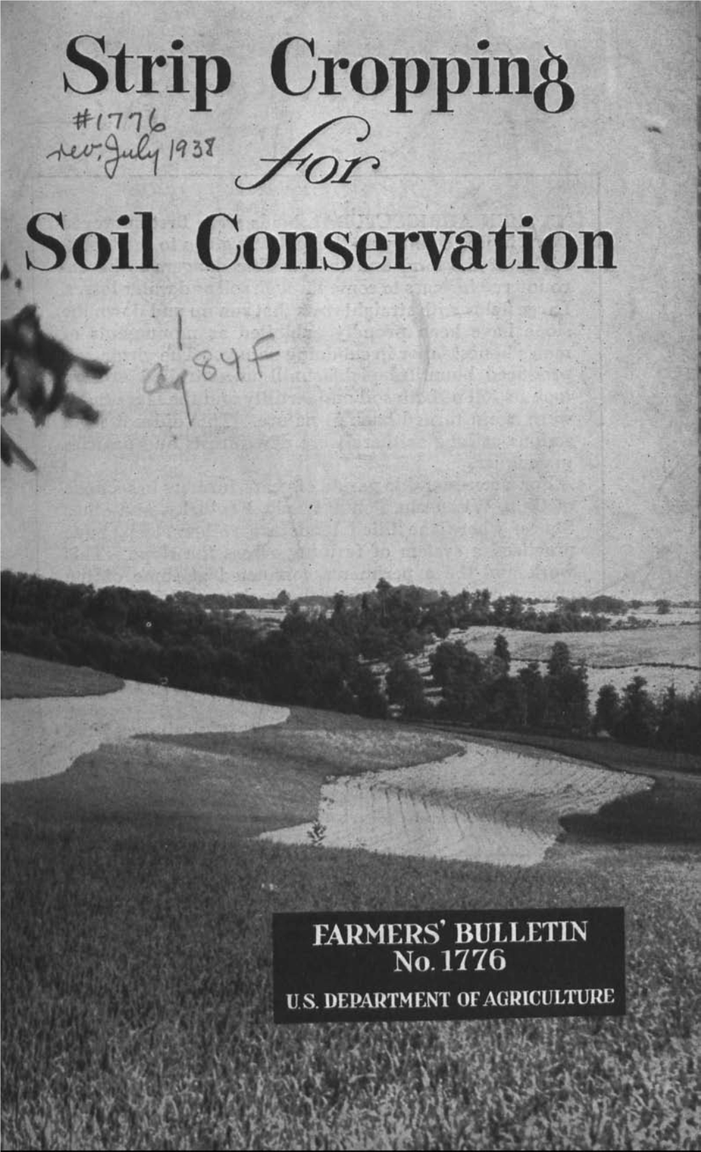 Strip Cropping .Soil Conservation