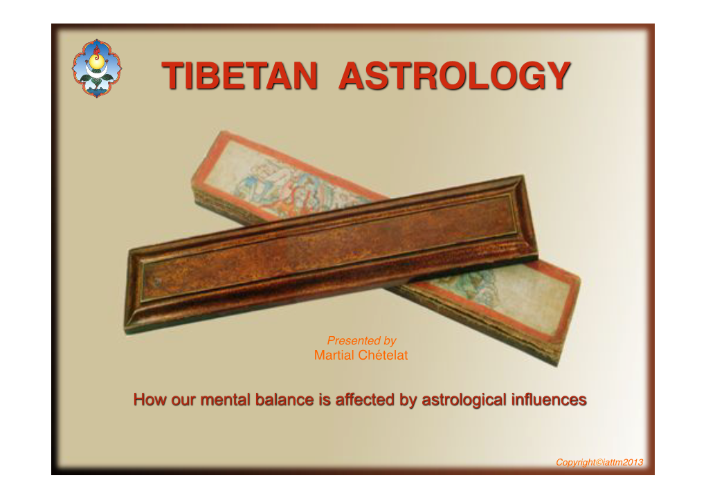 Tibetan Astrology!