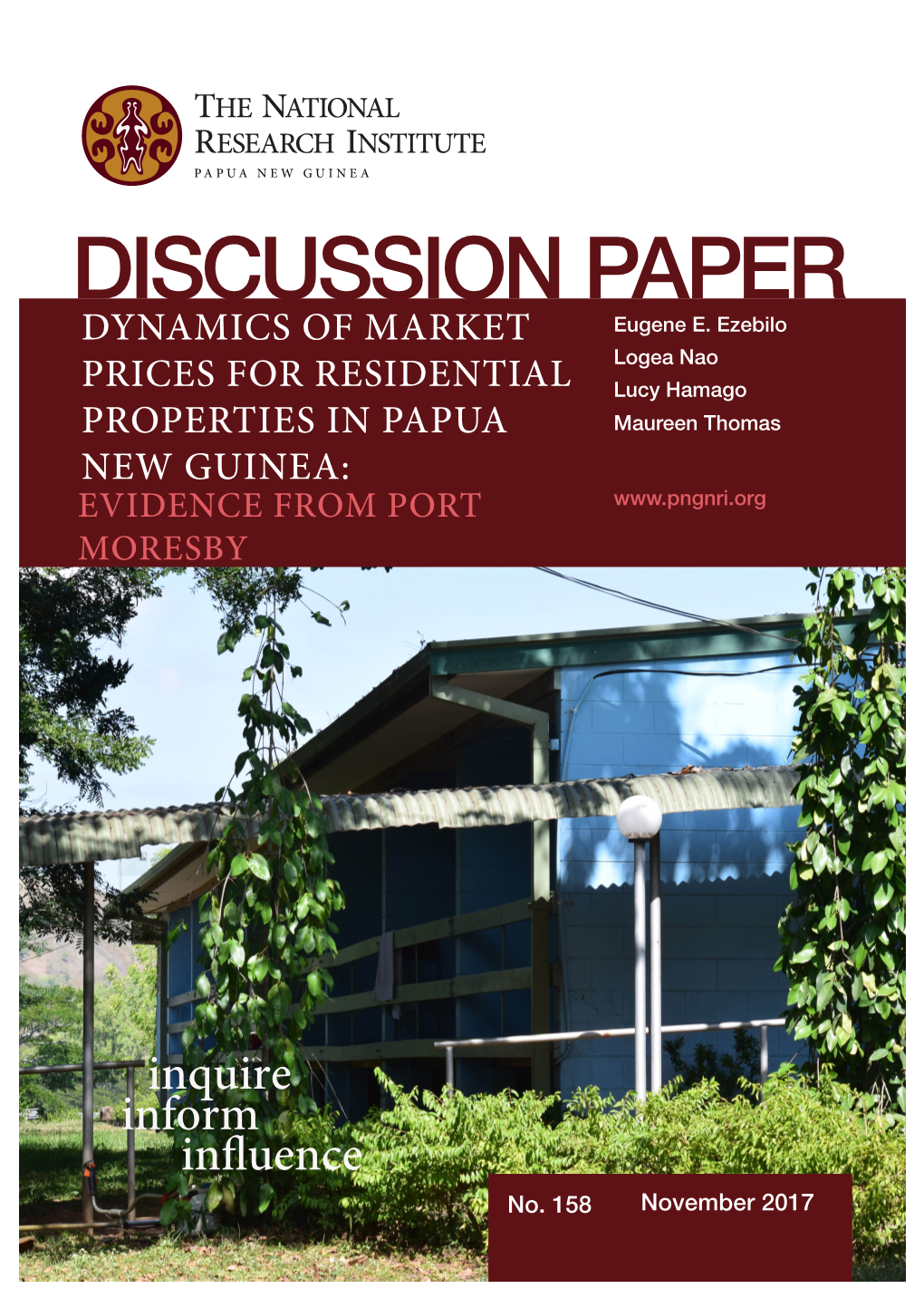 Dynamics of Market Prices for Residential Properties in Papua New