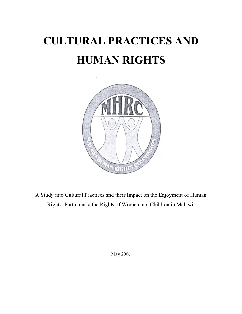 Cultural Practices and Human Rights