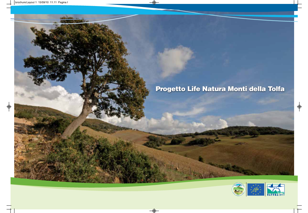 Progetto Life Natura Monti Della Tolfa Brochure:Layout 1 15/09/10 11.11 Pagina II