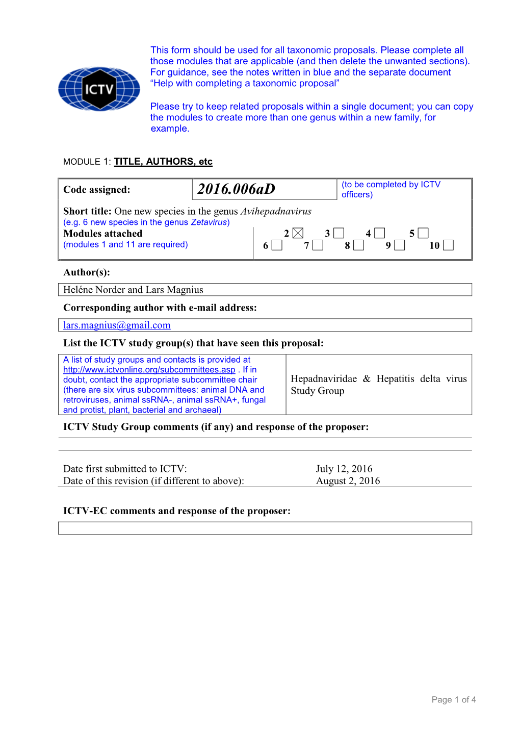 Complete Sections As Applicable