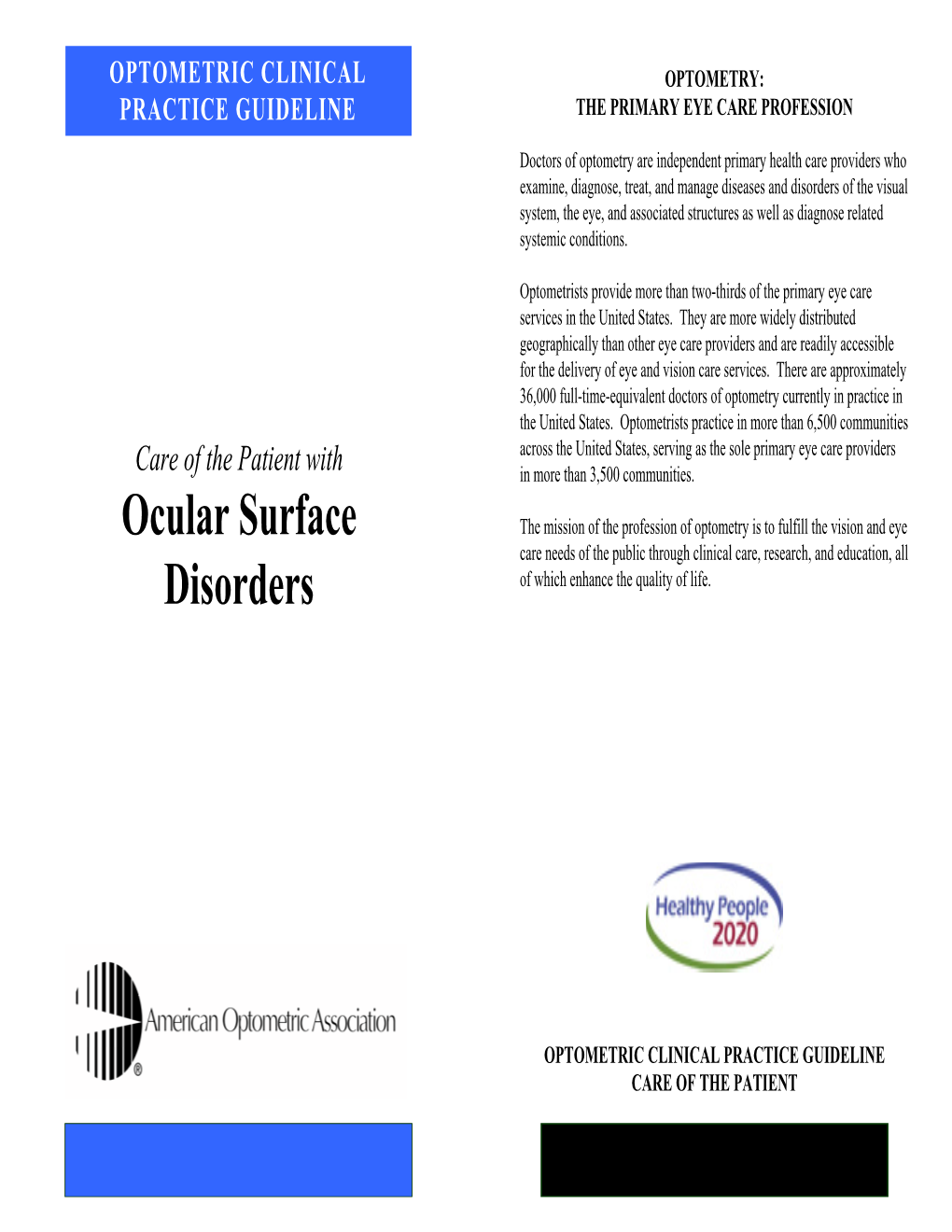 Ocular Surface Disorders