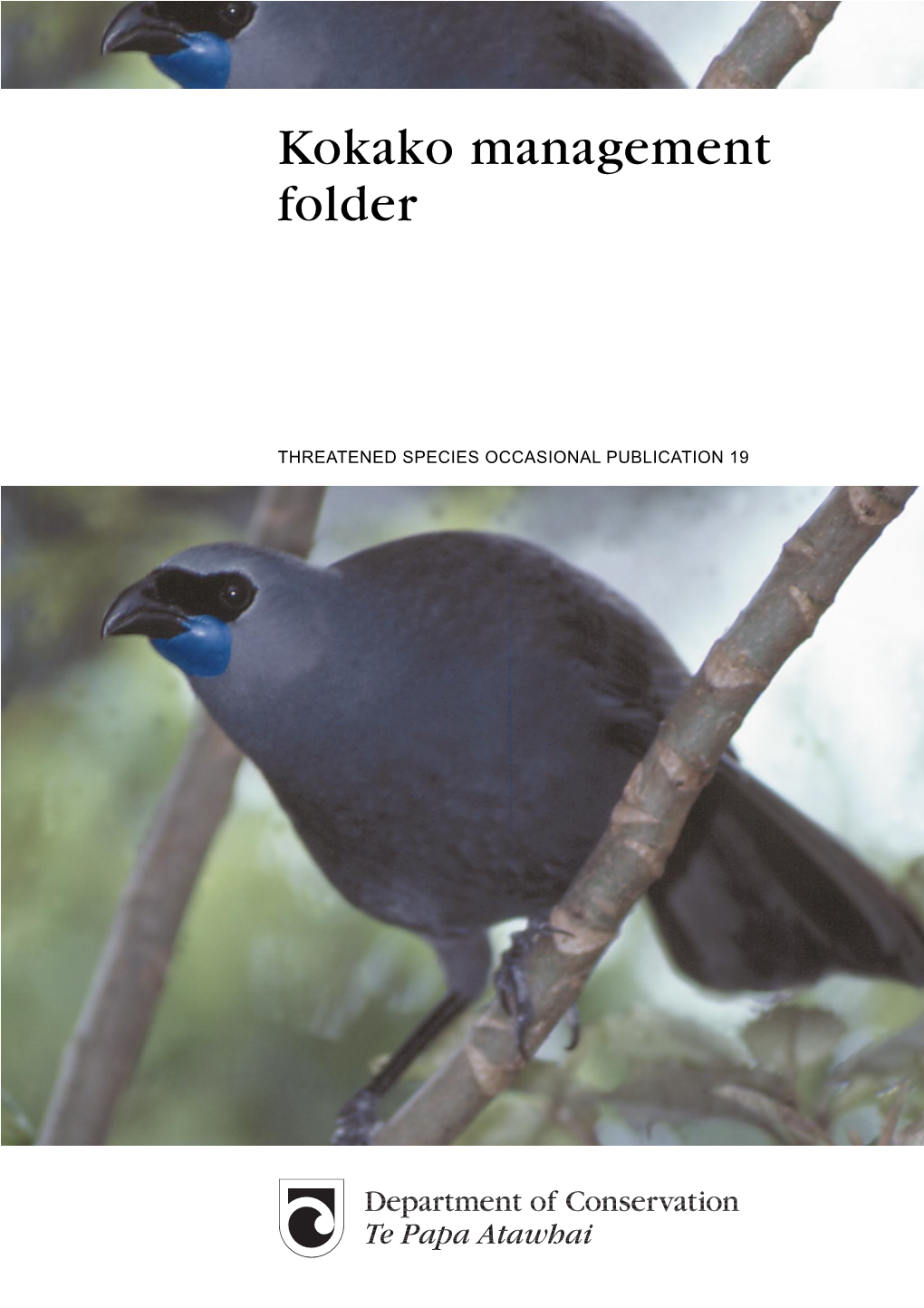 Kokako Management Folder