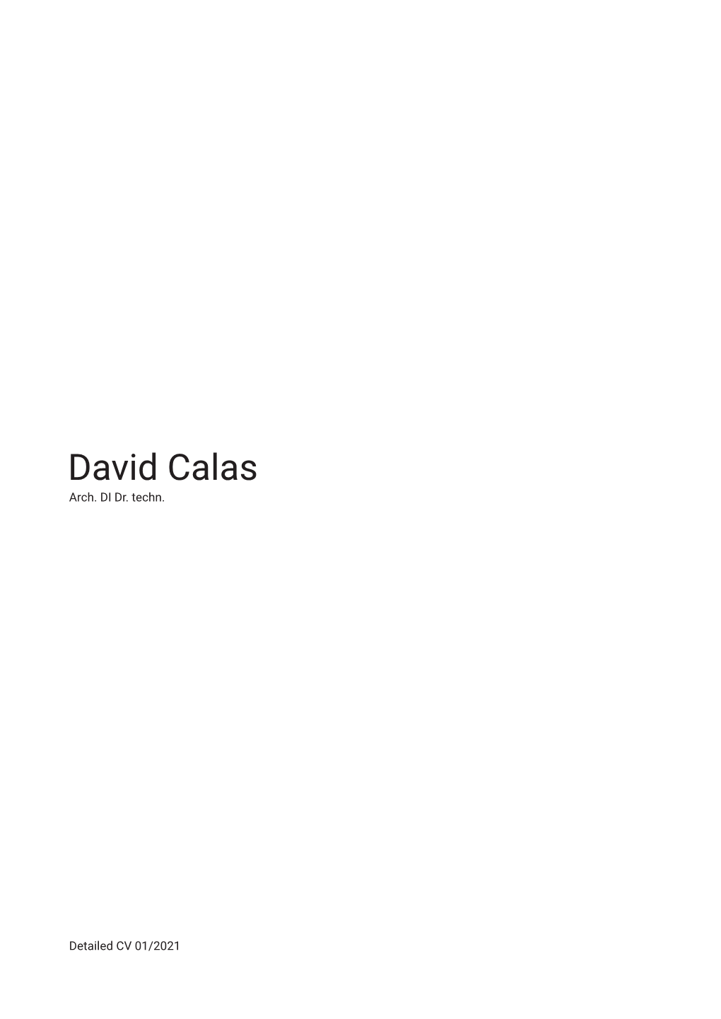 David Calas Arch