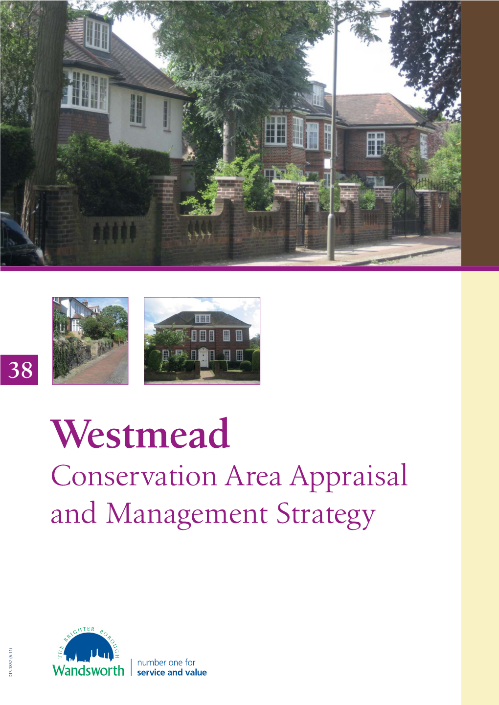 Westmead Conservation Area Appraisal & Management Strategy
