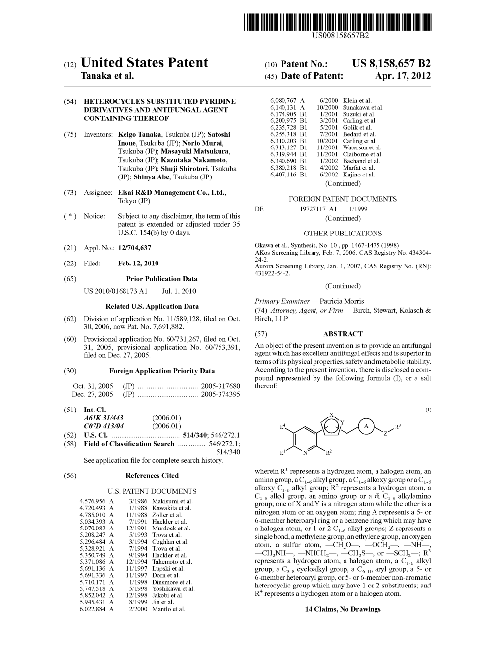 Is-N-C-O--N 71 (58) Field of Classification Search