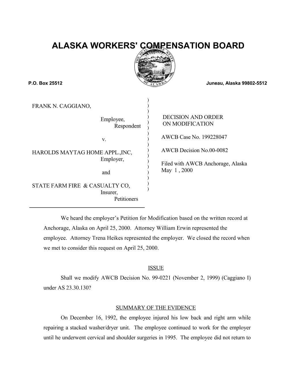 Alaska Workers' Compensation Board s5