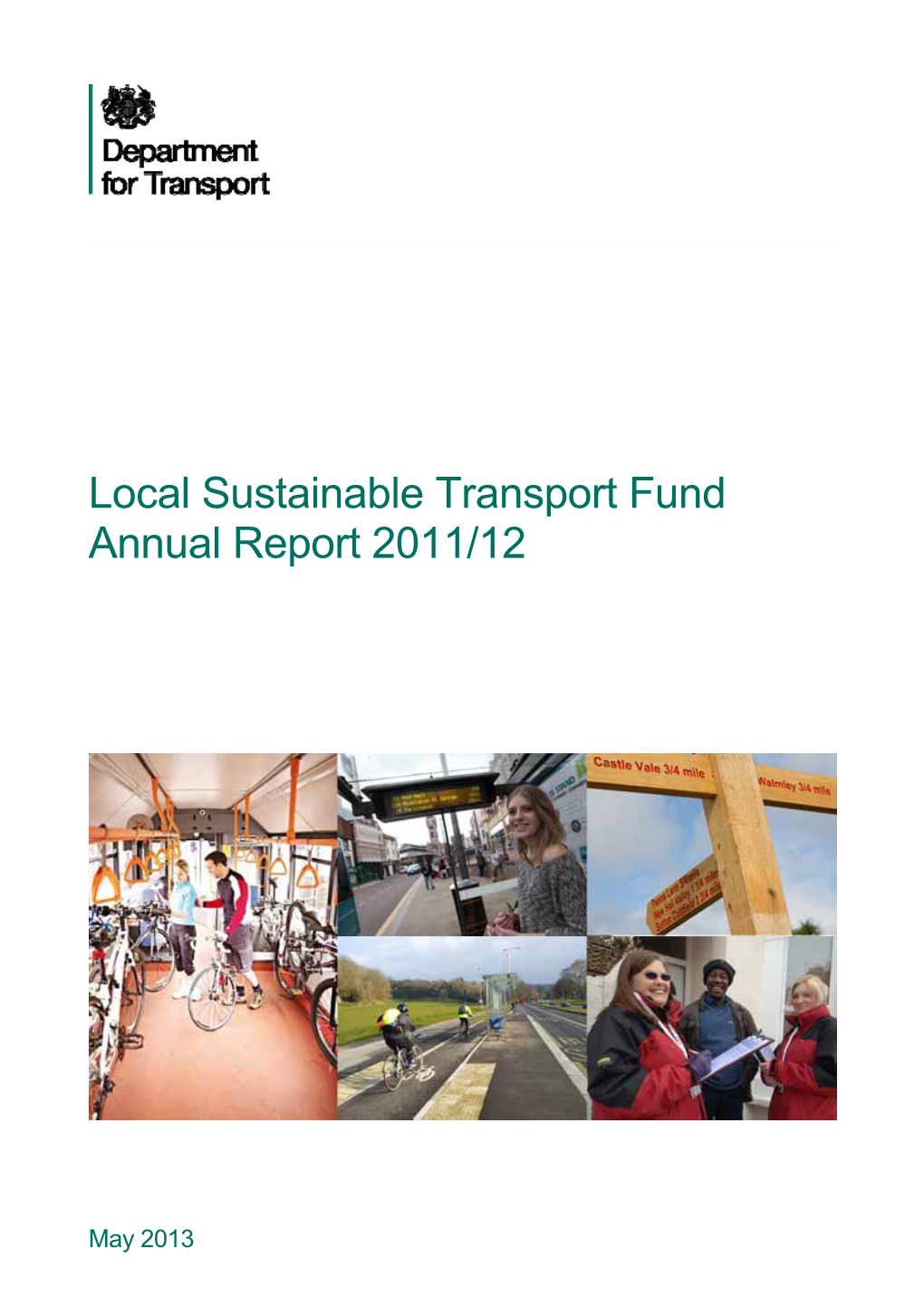 Local Sustainable Transport Fund Annual Report 2011 to 2012