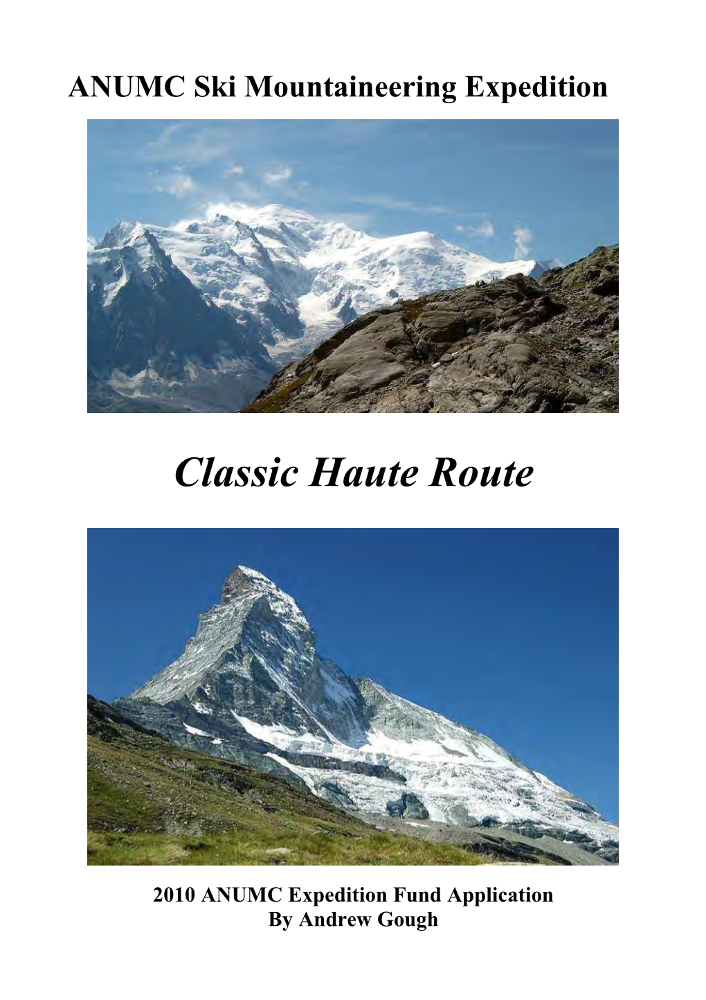 Classic Haute Route