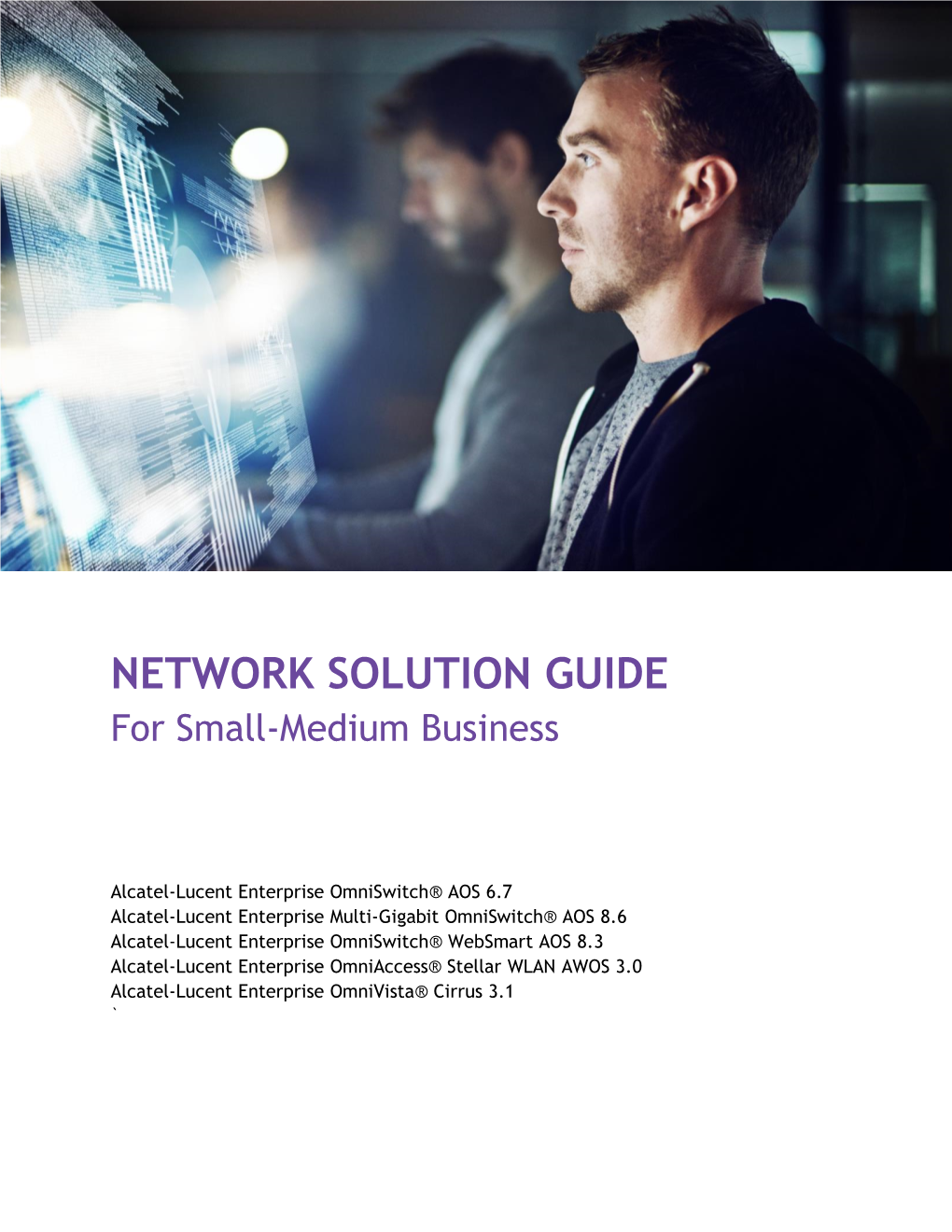 NETWORK SOLUTION GUIDE for Small-Medium Business