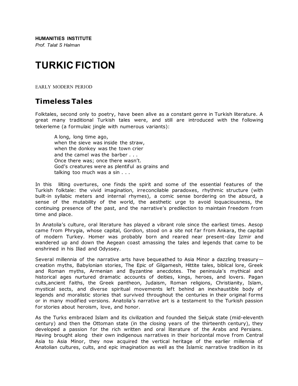 Turkic Fiction