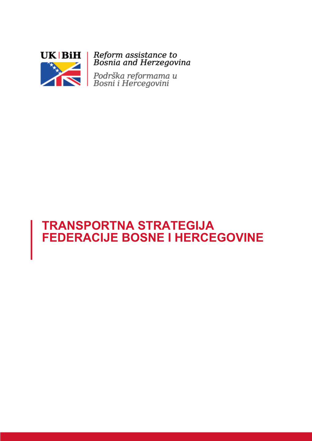 Transportna Strategija Federacije Bosne I Hercegovine