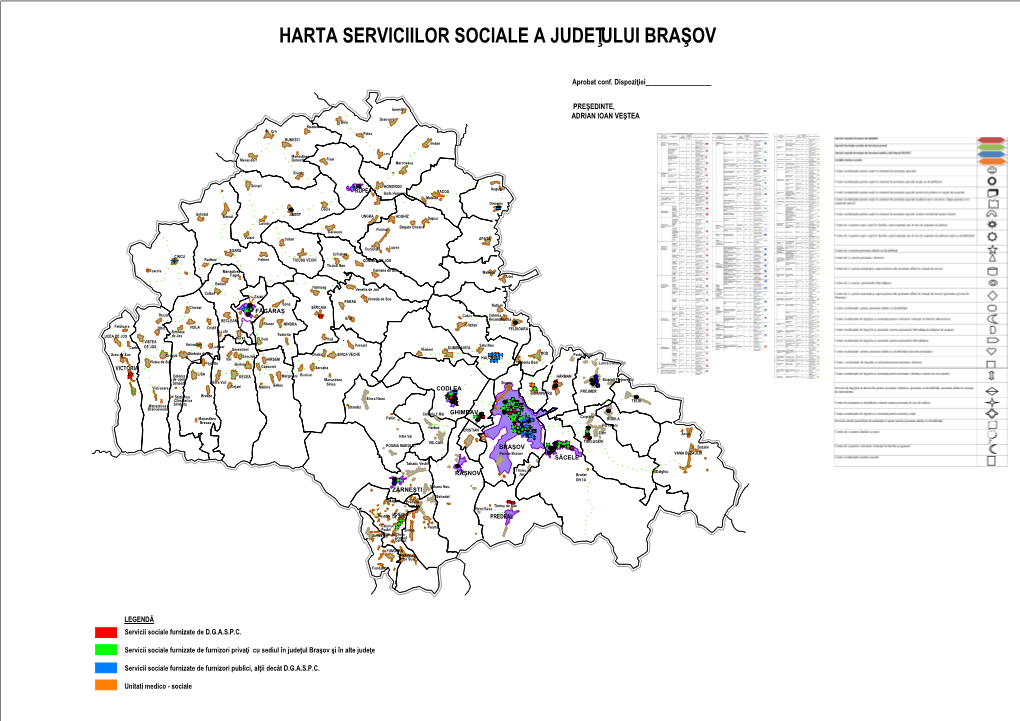 Harta Serviciilor Sociale a Judeţului Braşov