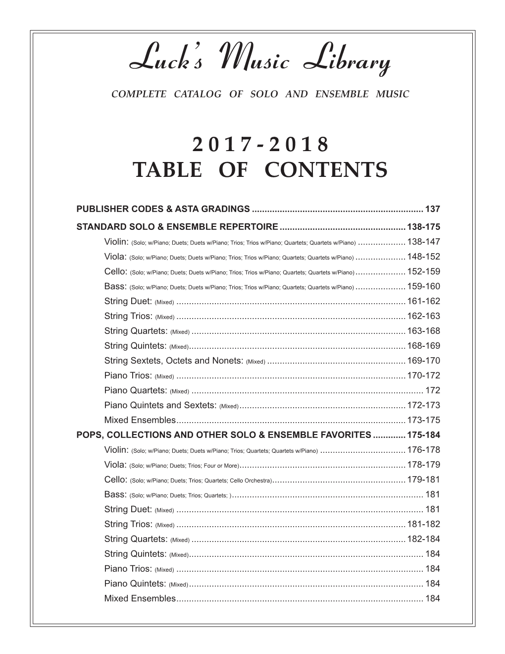 Solo & Ensemble 2017-2018.Pdf