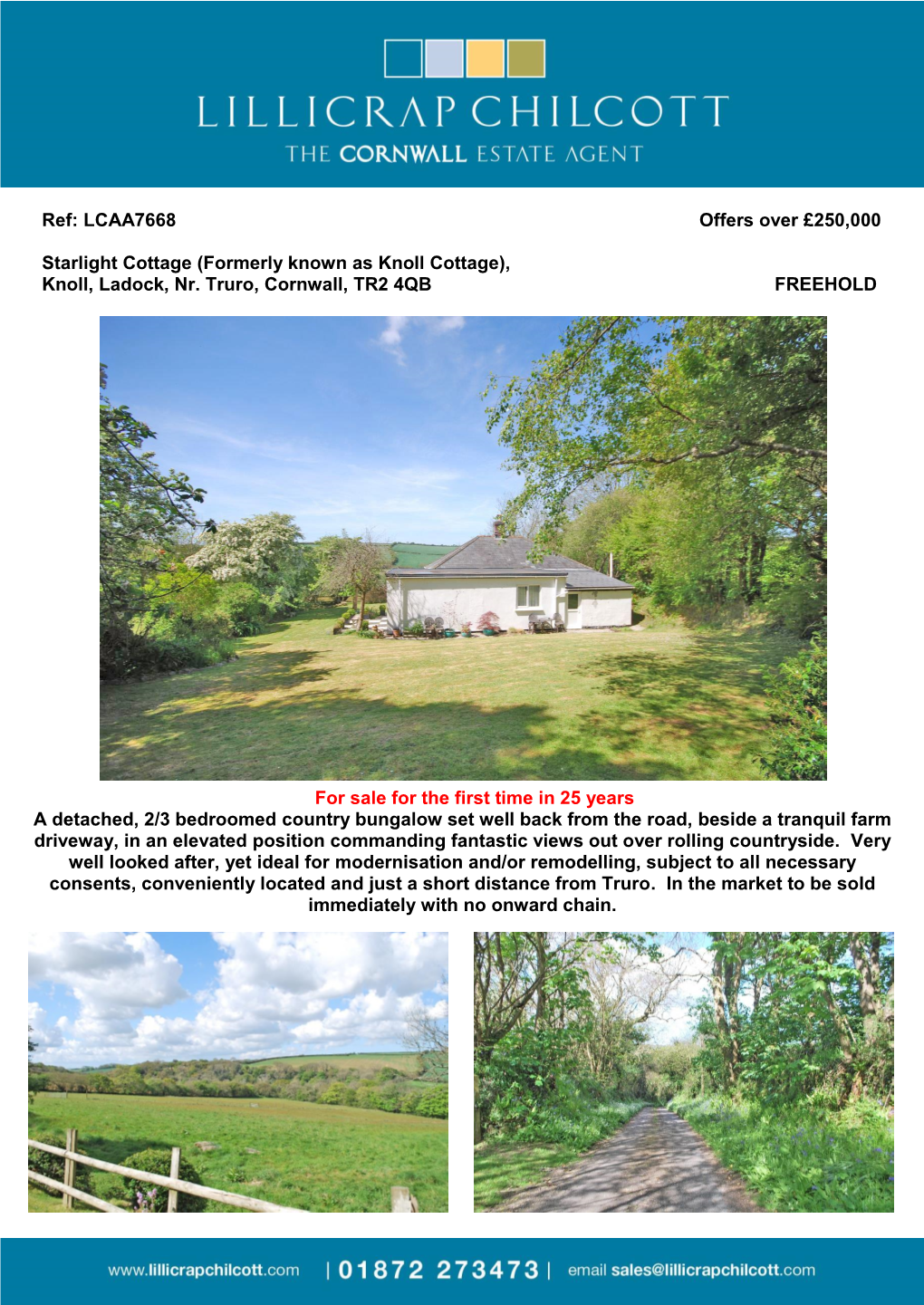 LCAA7668 Offers Over £250000 Starlight Cottage