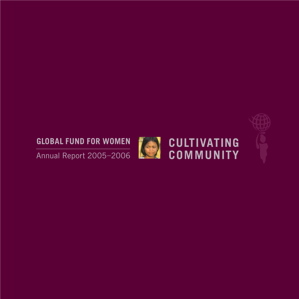 Trafficking 20 Disasters 24 Media 28 Economic Insecurity 32 Women’S Health 36 Social Change Philanthropy