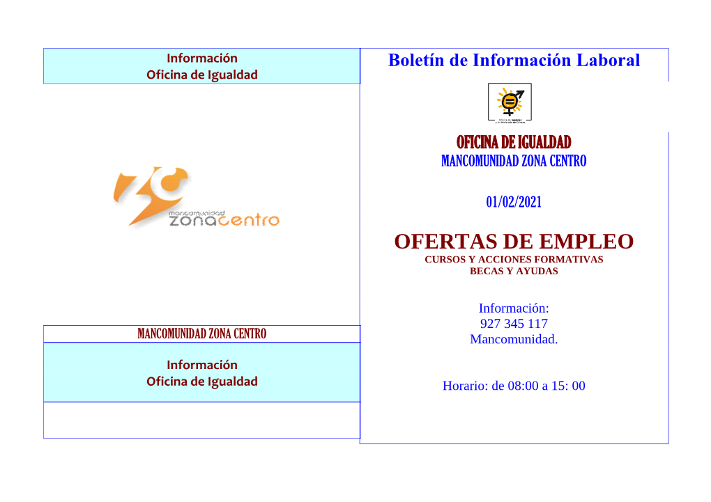 Ofertas De Empleo Cursos Y Acciones Formativas Becas Y Ayudas