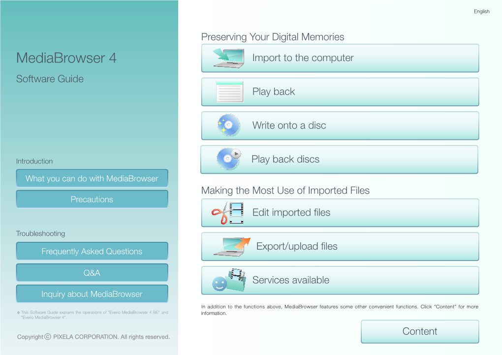 Mediabrowser 4 Software Guide