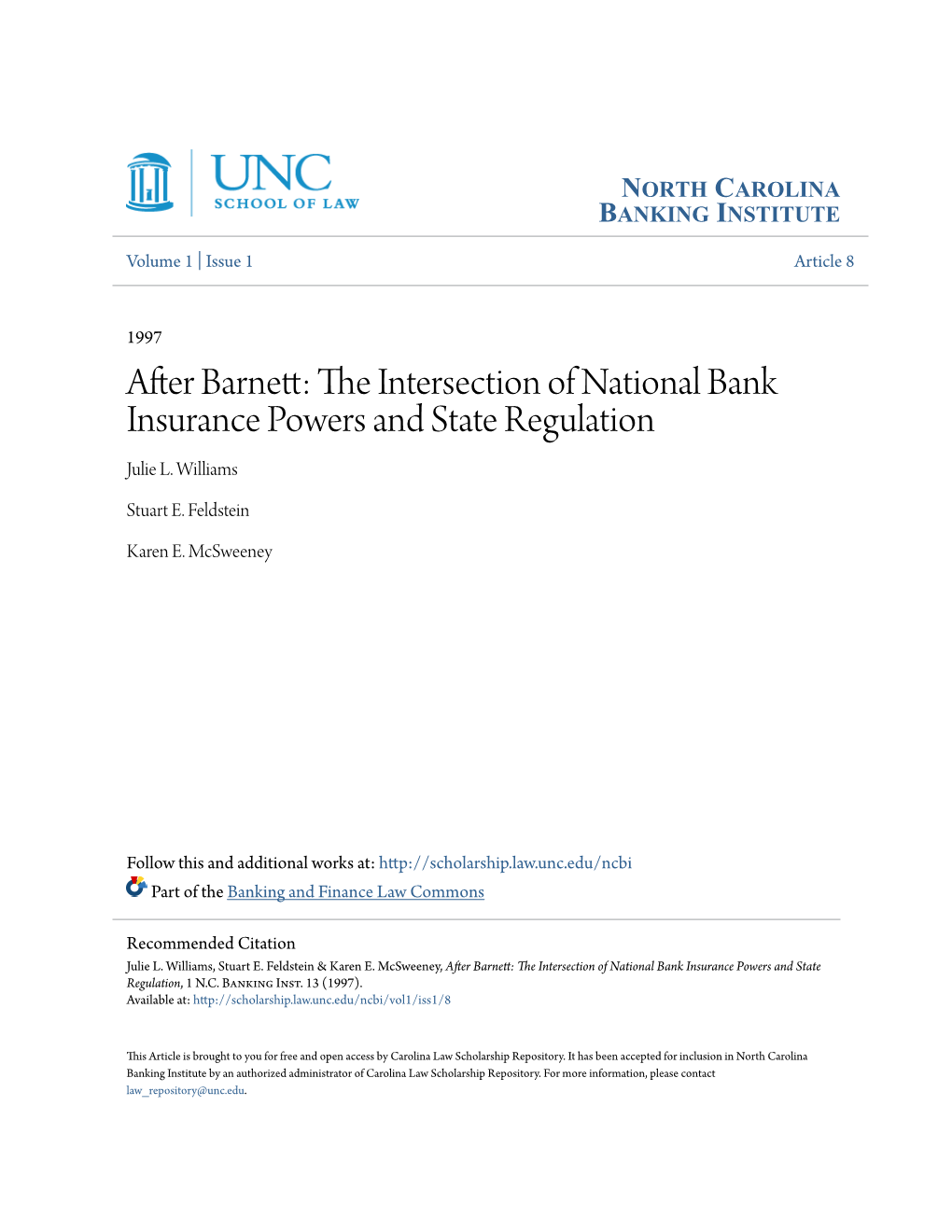 The Intersection of National Bank Insurance Powers and State Regulation