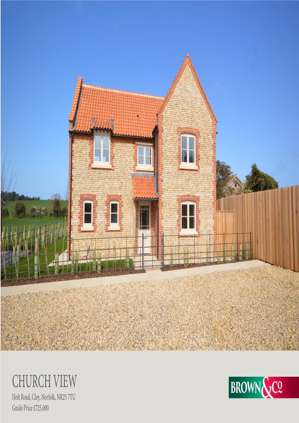 CHURCH VIEW Holt Road, Cley, Norfolk, NR25 7TU Guide Price £725,000