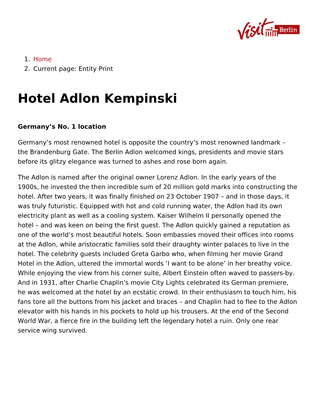 Hotel Adlon Kempinski