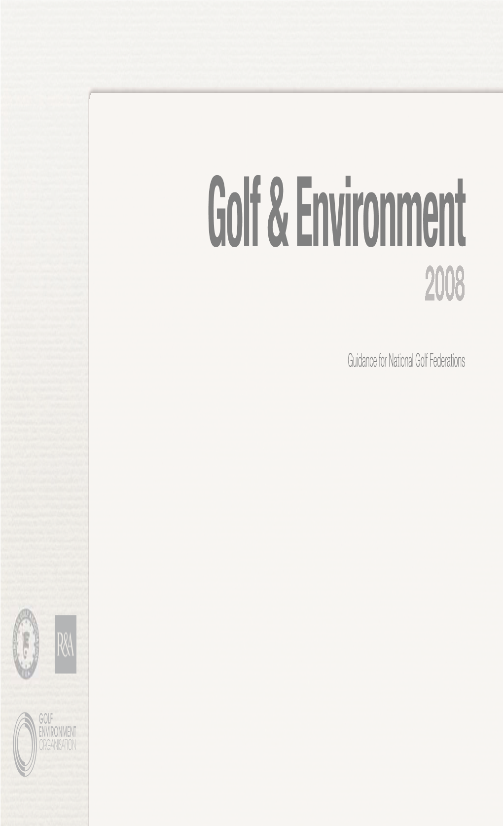 Golf & Environment
