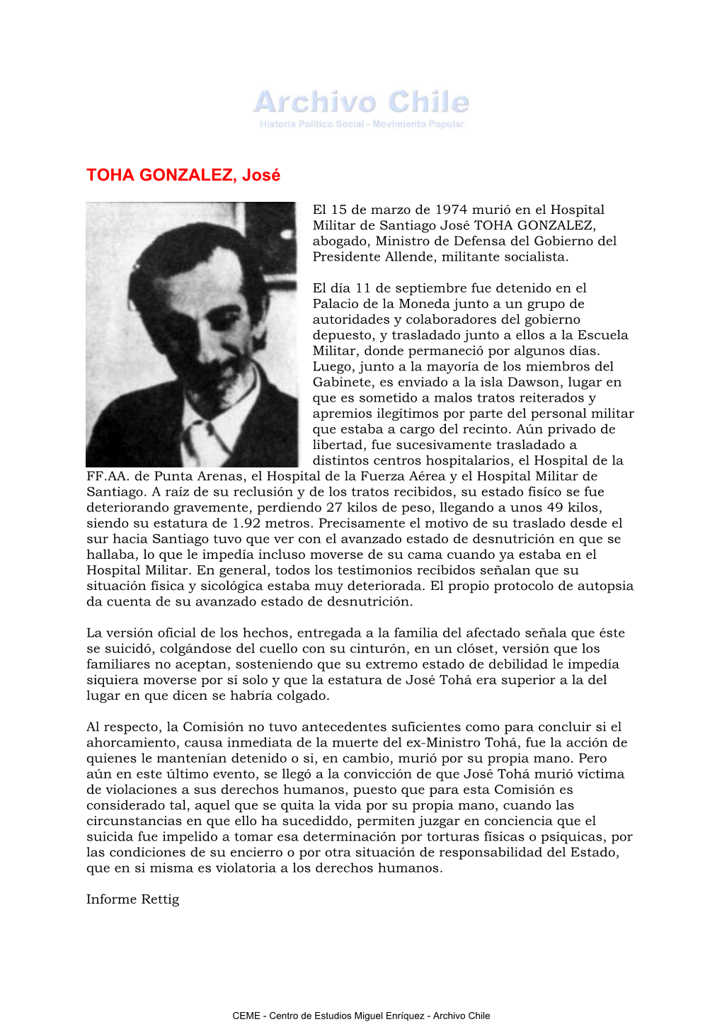 TOHA GONZALEZ, José