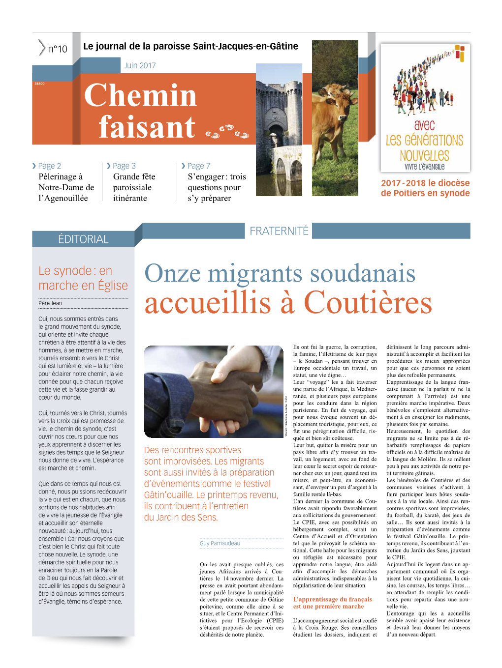 Faisant Chemin Accueillis À Coutières