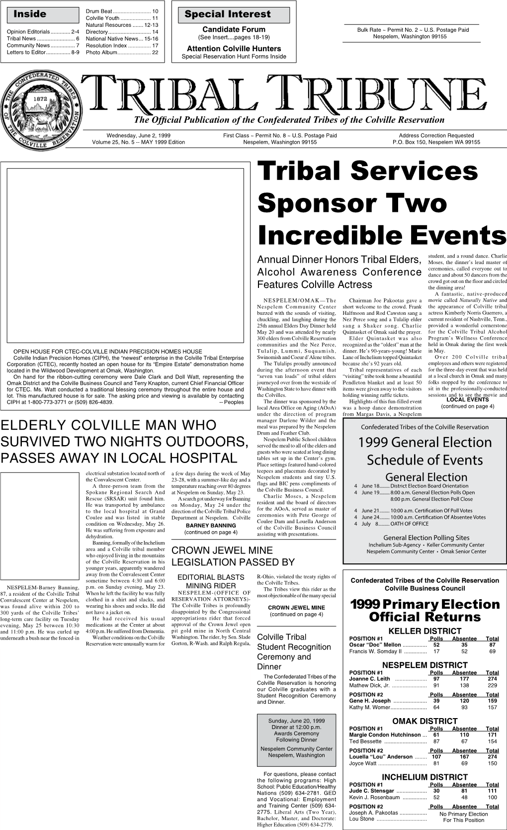 Tribal Services Sponsor Two Incredible Events Student, and a Round Dance