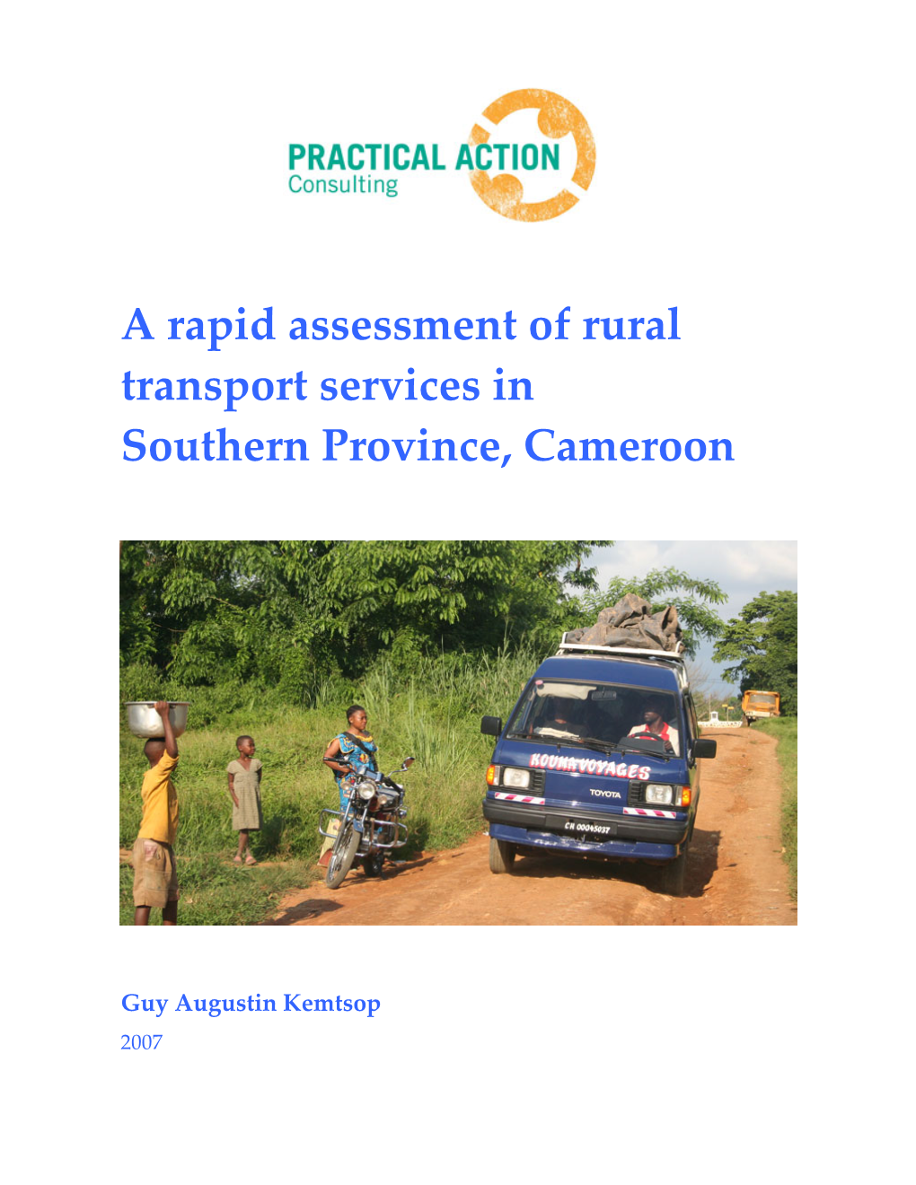 Rural Transport Services, Southern Cameroon