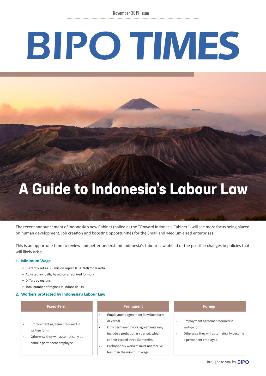 A Guide to Indonesia's Labour