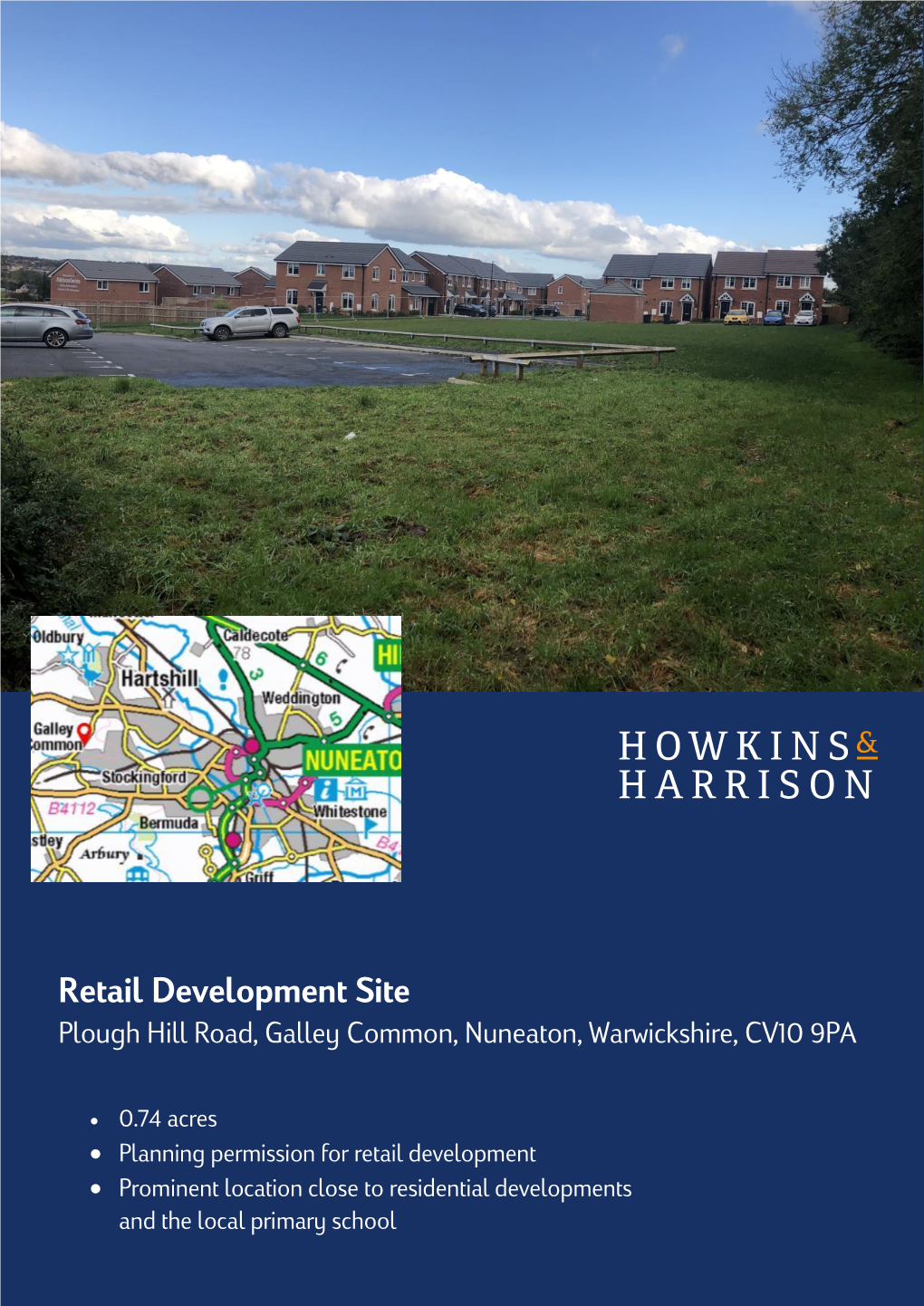 Retail Development Site Plough Hill Road, Galley Common, Nuneaton, Warwickshire, CV10 9PA