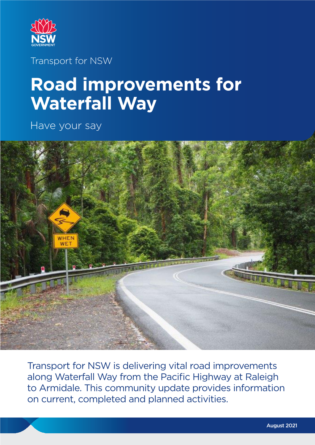 Road Improvements for Waterfall Way Have Your Say