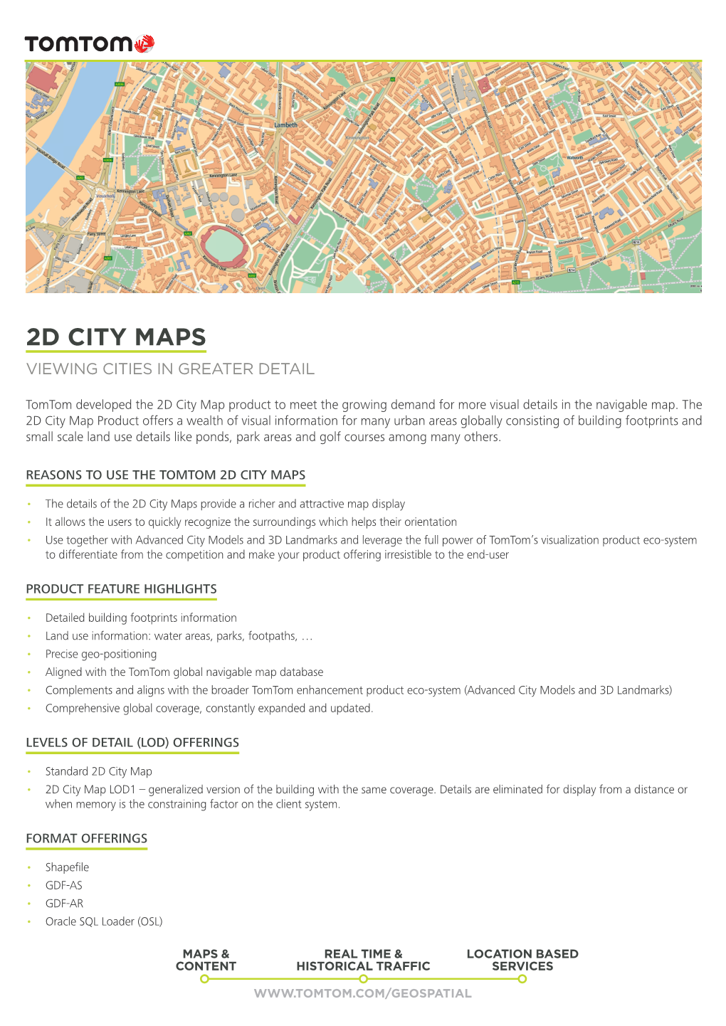 2D City Maps Viewing Cities in Greater Detail