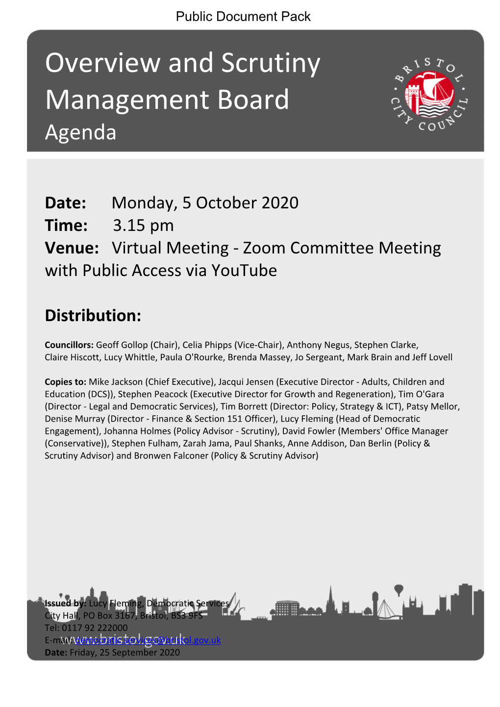 (Public Pack)Public Forum Agenda Supplement for Overview And