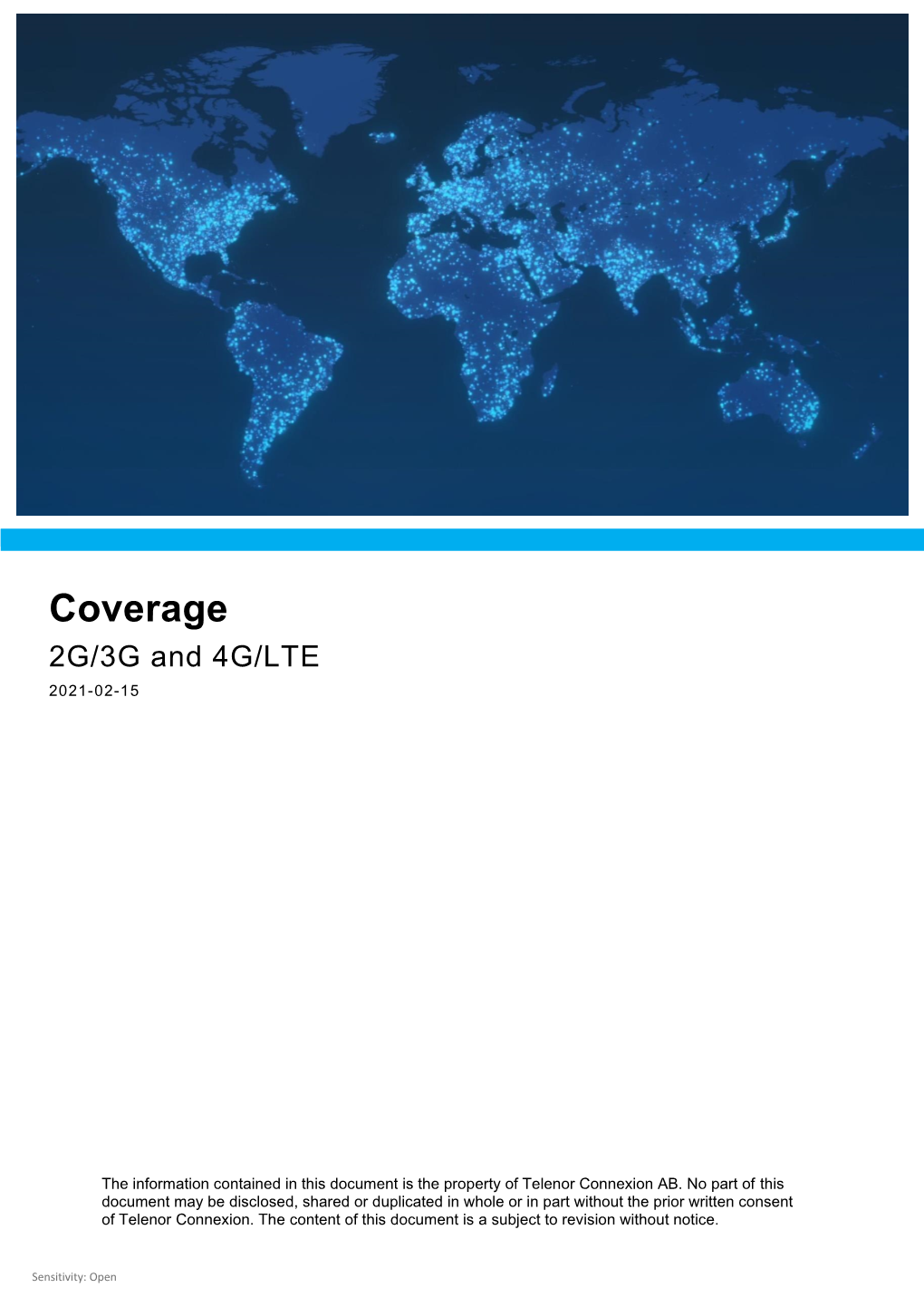 Coverage 2G/3G and 4G/LTE 2021-02-15